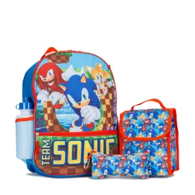 5 PC Sonic Backpack Lunch Set