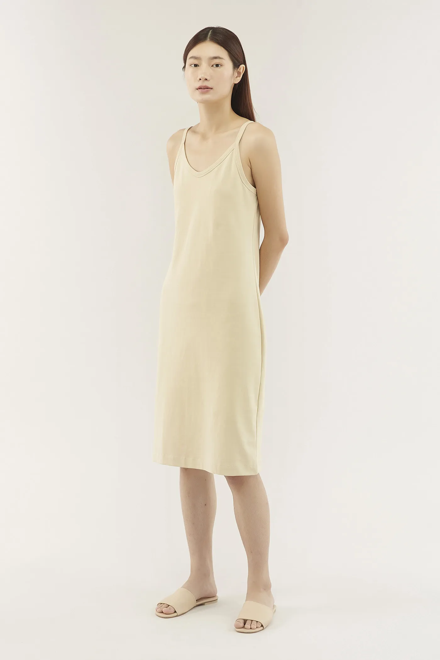 Alecia V-neck Tank Dress 