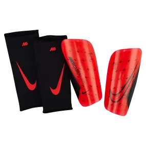 All Gender Nike Mercurial Lite Soccer Shin Guards - Bright Crimson/Black/Black