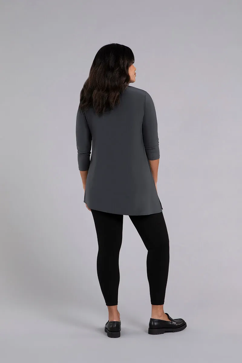 Angle Tunic | Graphite