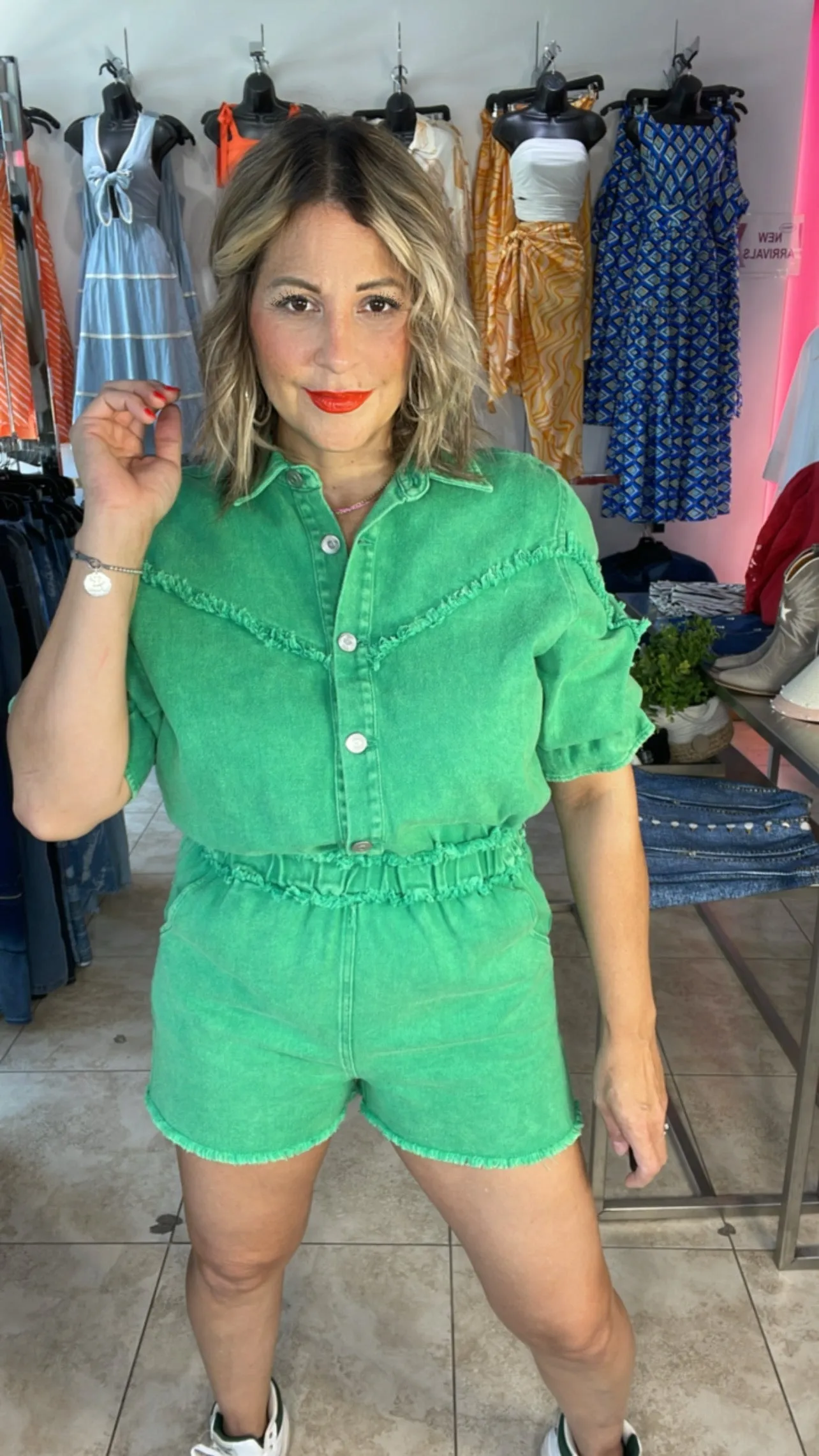 Anita Green Romper