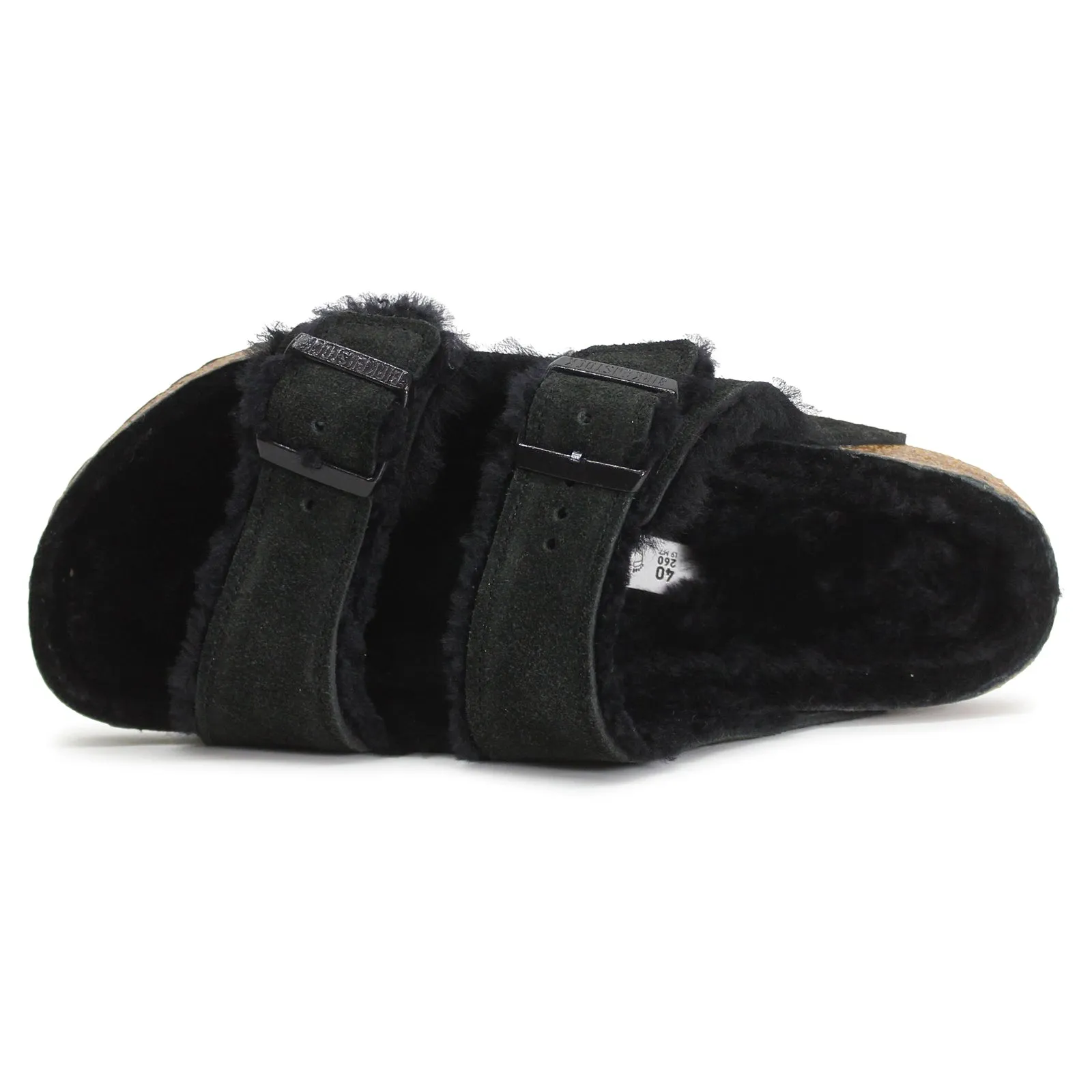 Arizona Shearling Suede Leather Unisex Slide Sandals