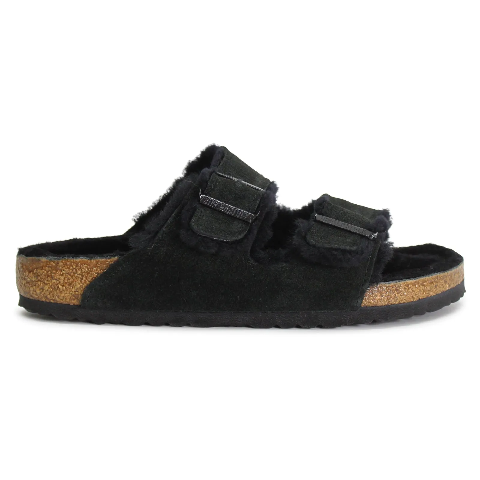 Arizona Shearling Suede Leather Unisex Slide Sandals