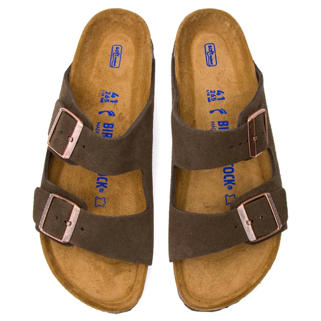 Arizona Soft Footbed Suede Unisex Slides Sandals