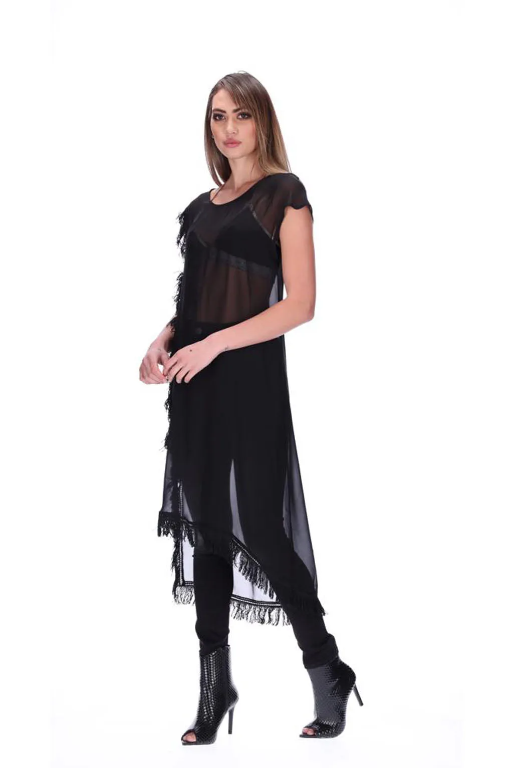 Augustine Amaya Kendall Tunic Black