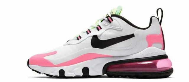 AUTHENTIC NIKE AIR MAX 270 React White Black Hyper Pink ...