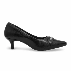 Black Court Shoes WN7418