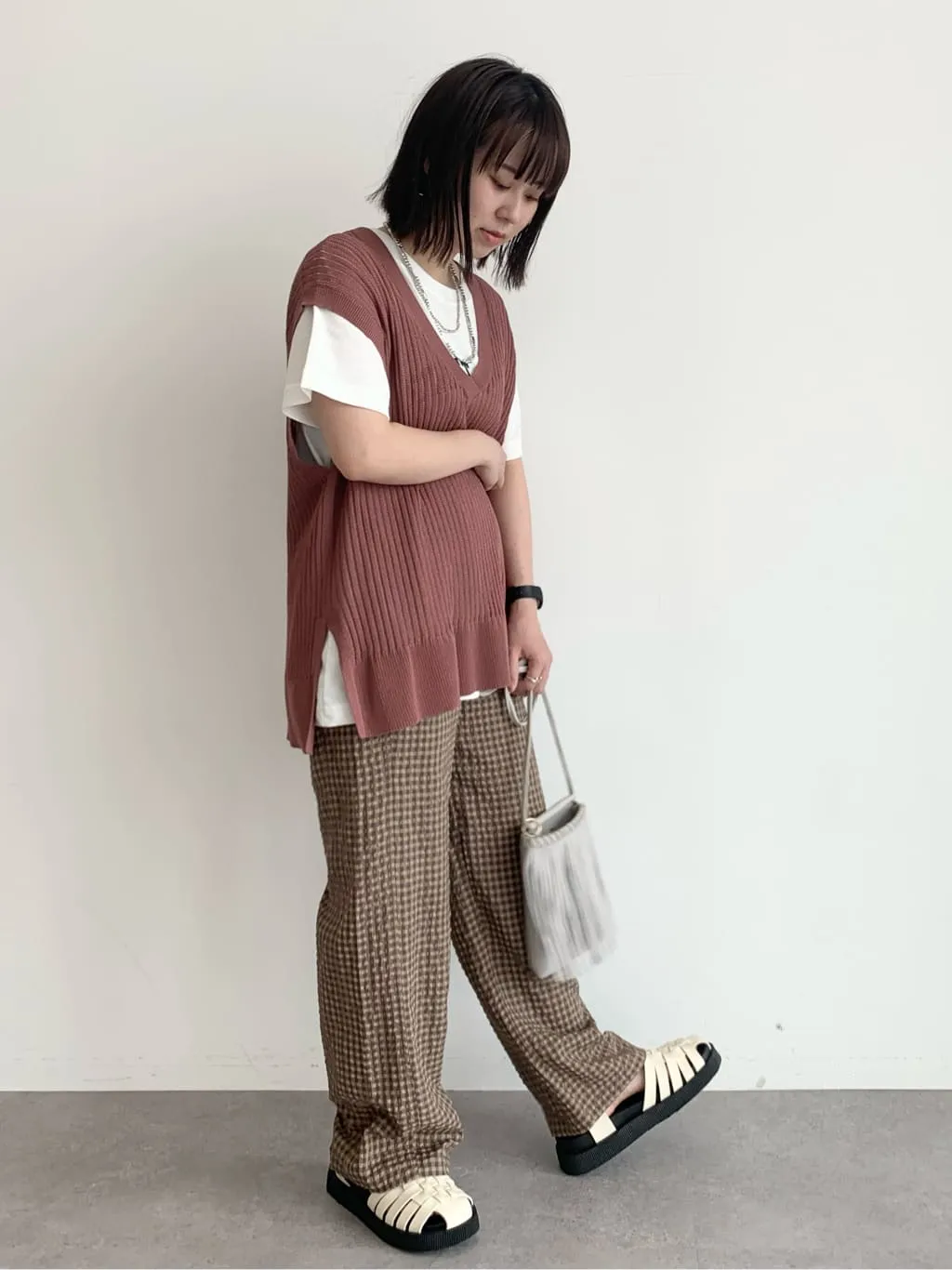 Bobo Tokyo Canon Pattern Knit Vest