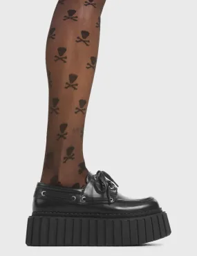 Breaking News Chunky Platform Creeper Shoes