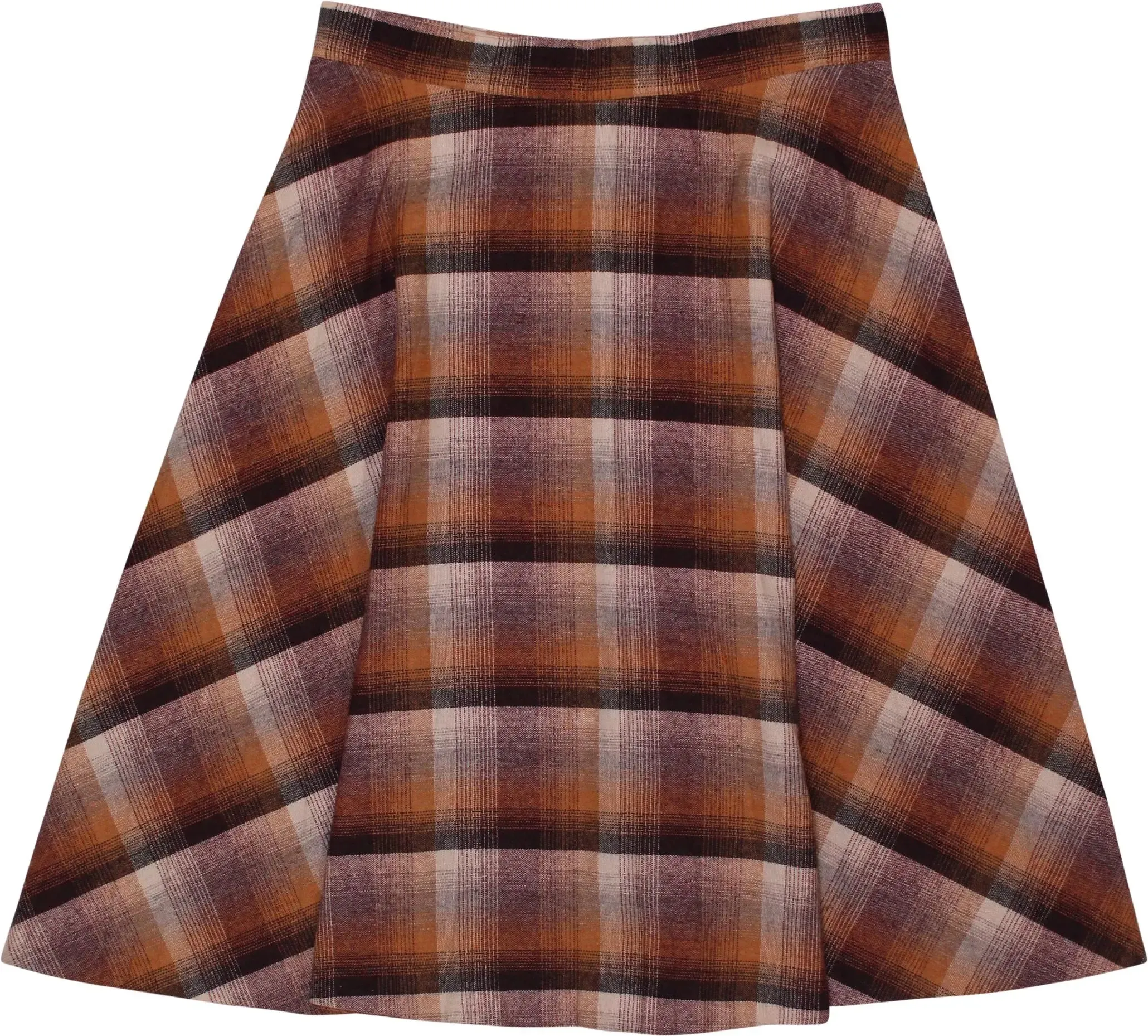 Checked Circle Skirt | ThriftTale