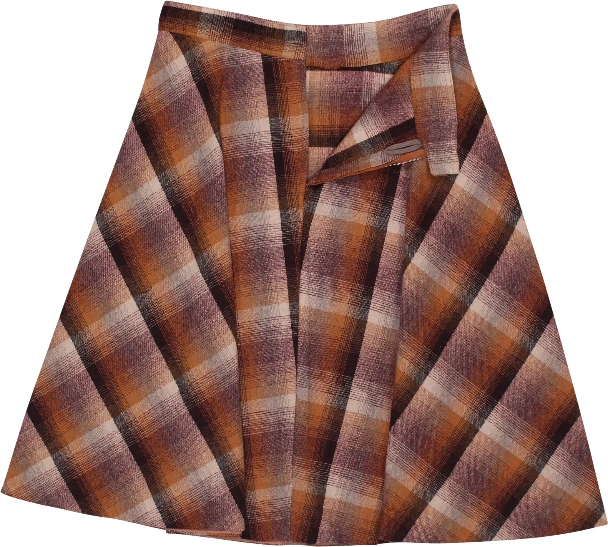 Checked Circle Skirt | ThriftTale