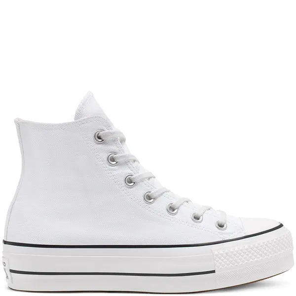 Converse All Star Platform Hi White