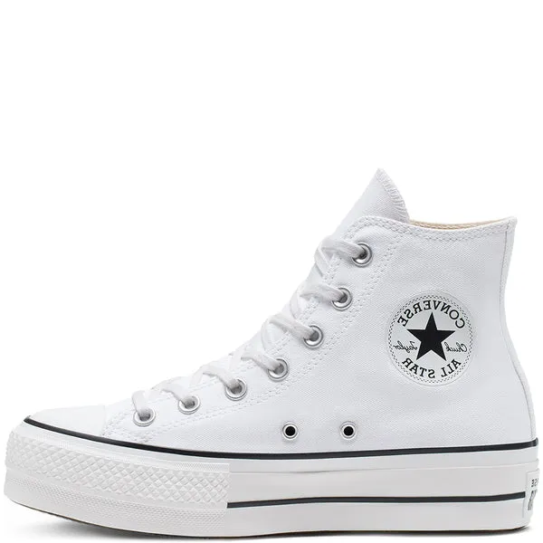 Converse All Star Platform Hi White