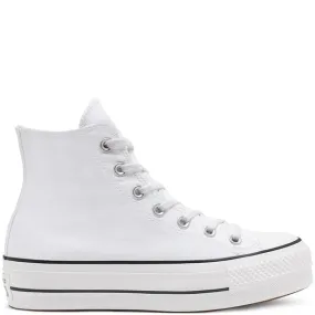 Converse All Star Platform Hi White