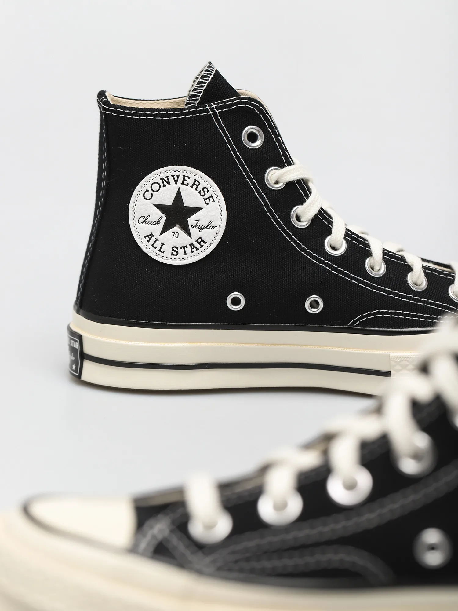 Converse Chuck 70 Hi Chucks (black/black/egret)