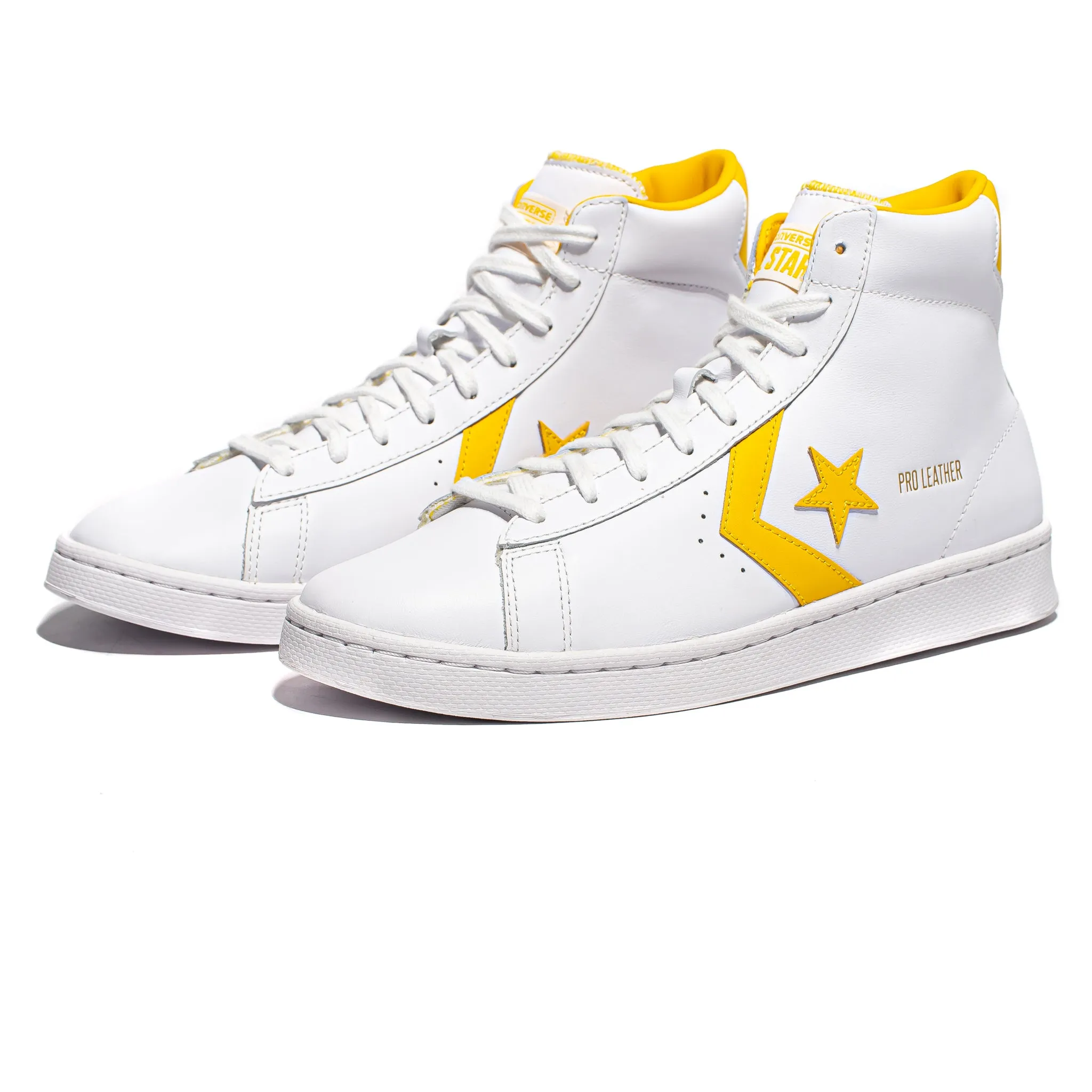 Converse Pro Leather Mid - White/Amarillo