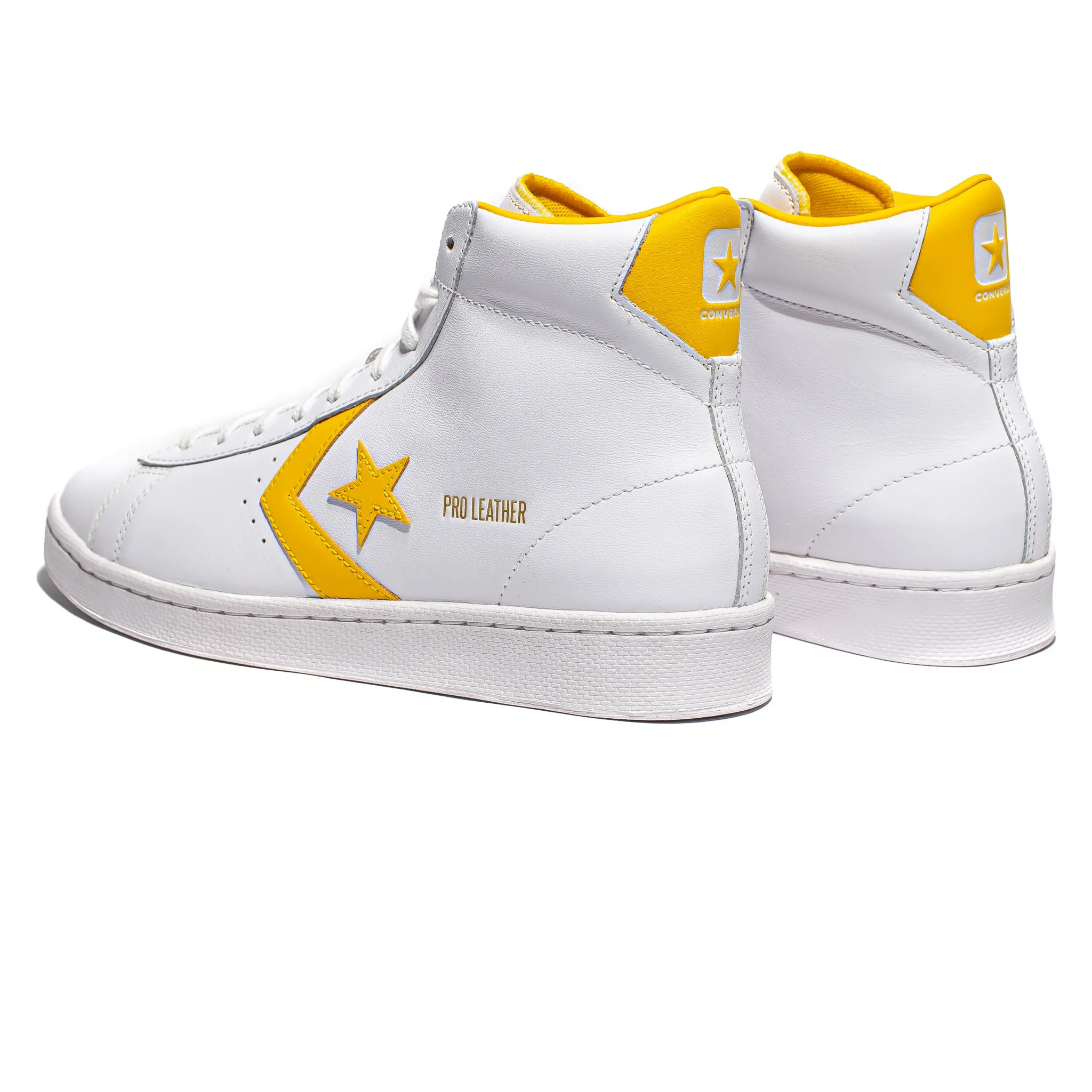 Converse Pro Leather Mid - White/Amarillo