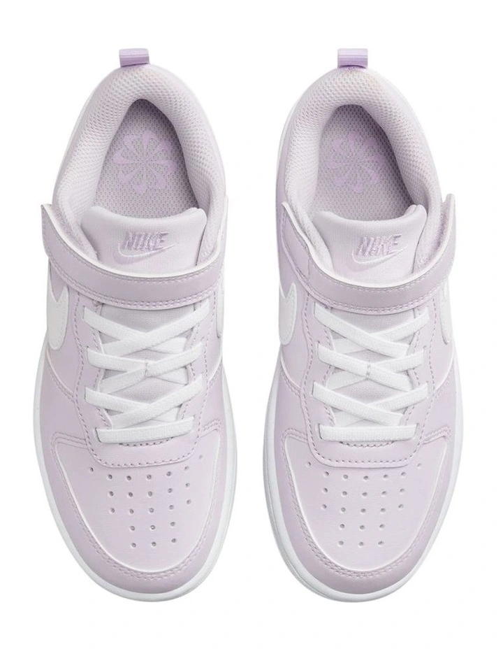 Court Borough Low Recraft Pre-School Sneakers in Grape