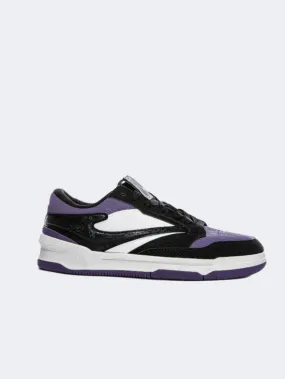 Erke Skateboard Women Lifestyle Shoes Black/Purple