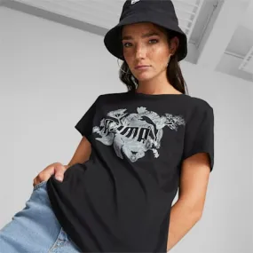 Frozen Flower Women's Tee | Puma Black | PUMA Shop All Puma | PUMA 