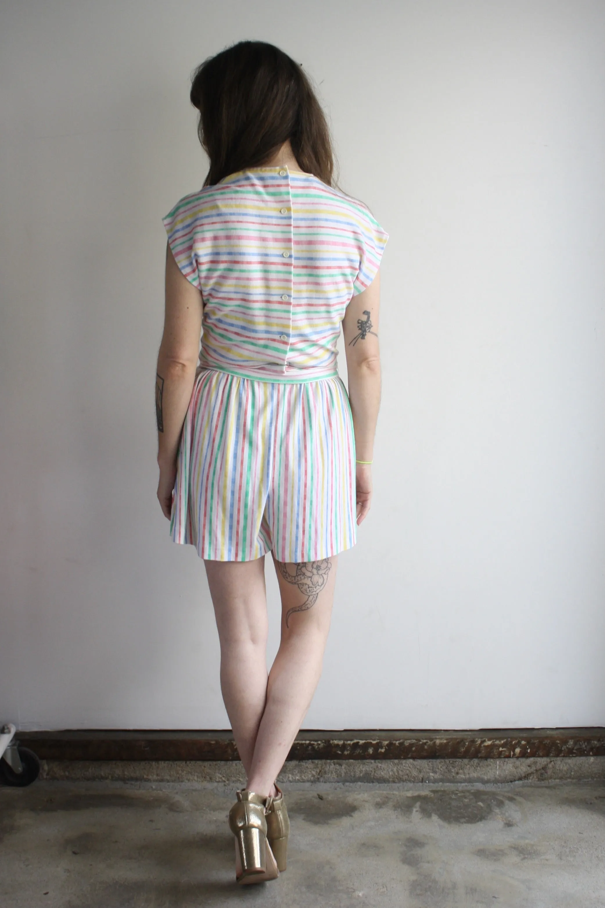 Fruit Stripe Romper