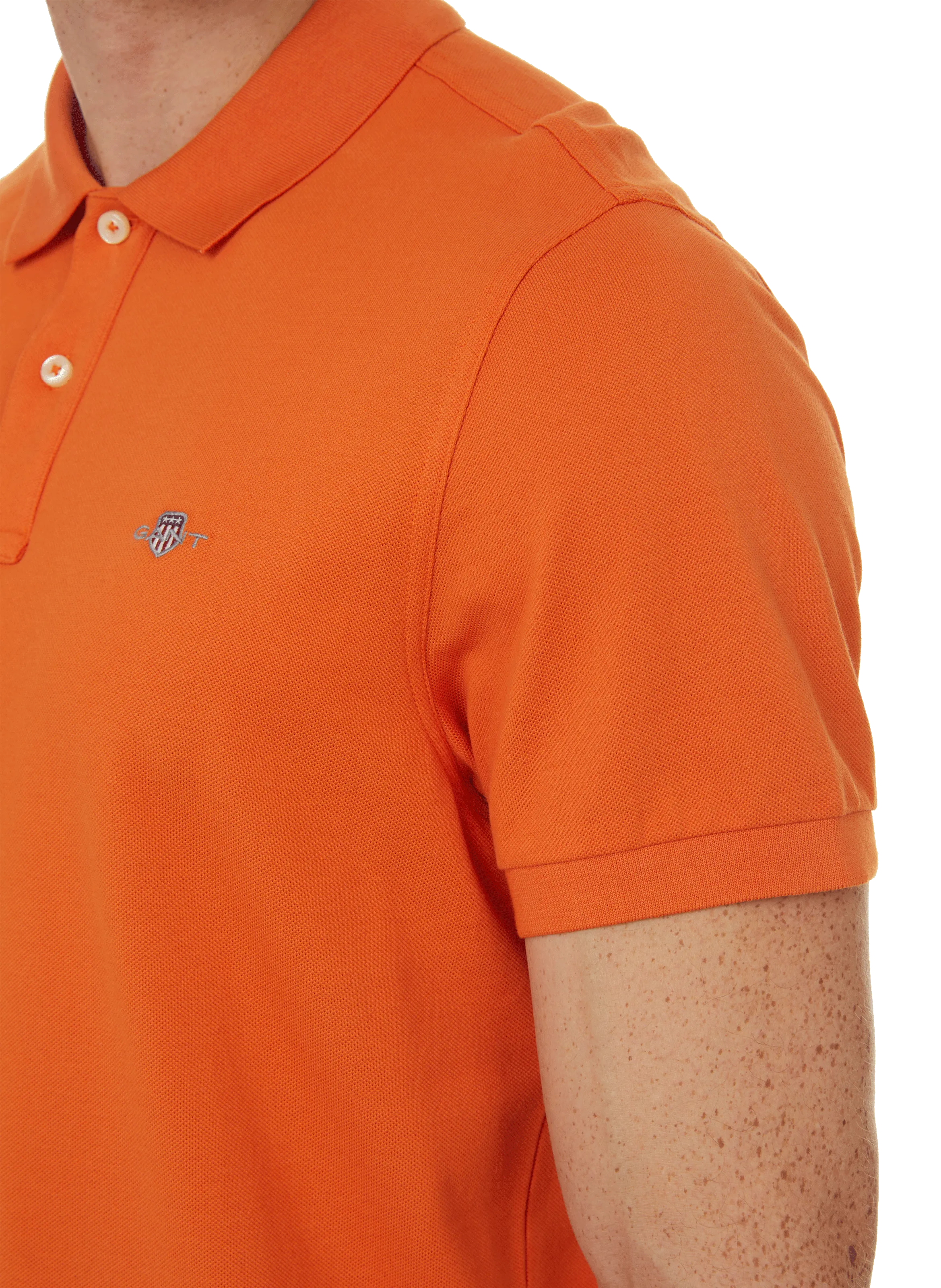 GANT  Cotton polo shirt  - Orange