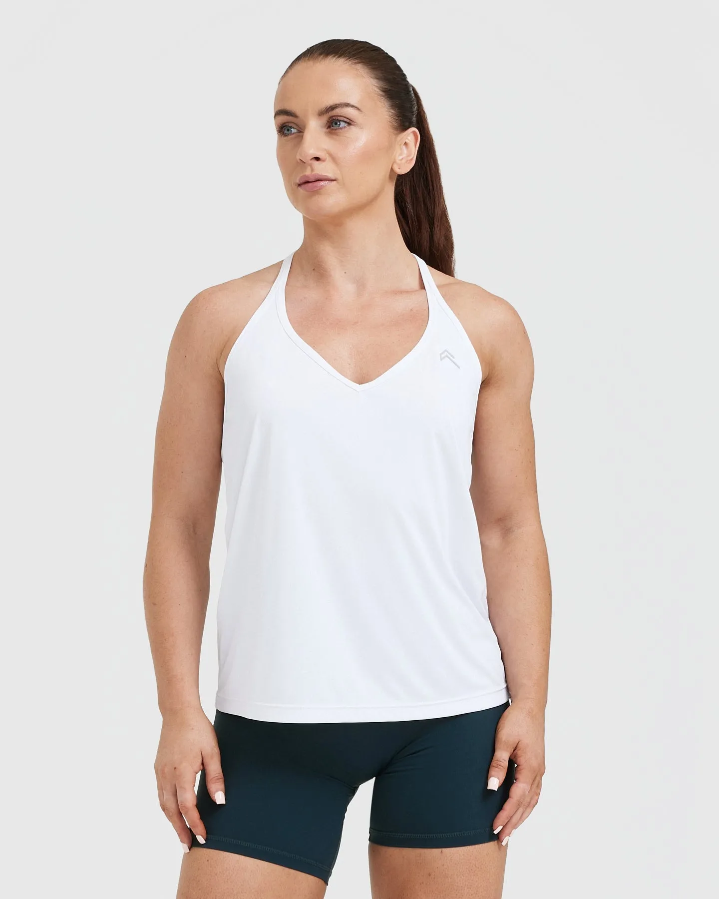 Go To Strappy Loose Vest | White