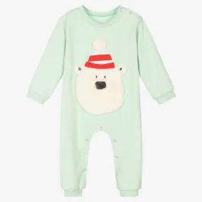 Green Polar Bear Romper