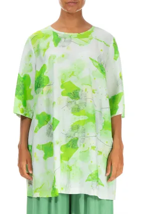 Greenery Silk Bamboo Tunic