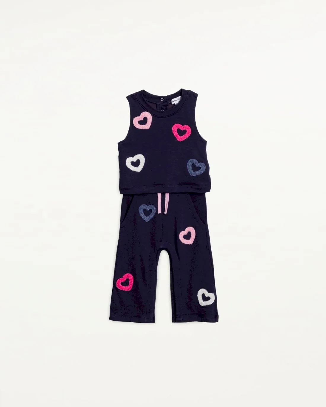 Infant Girl Open Heart Romper