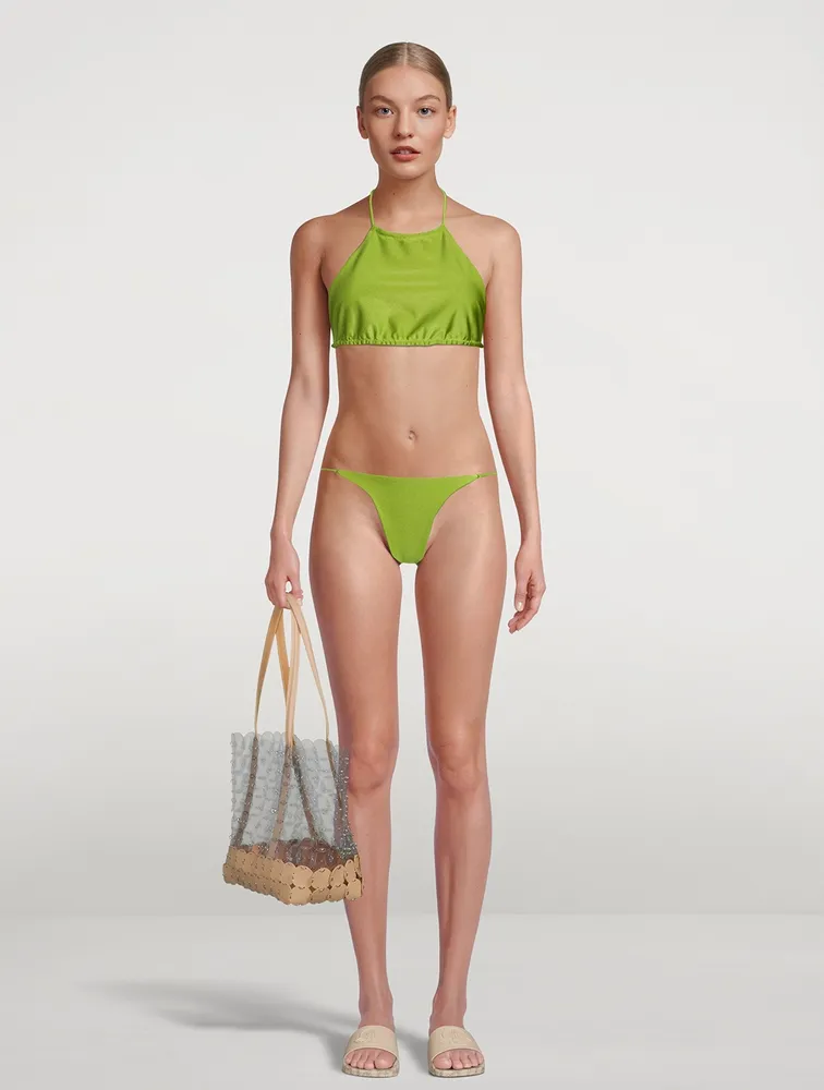 JADE SWIM Bare Minimum Bikini Bottoms