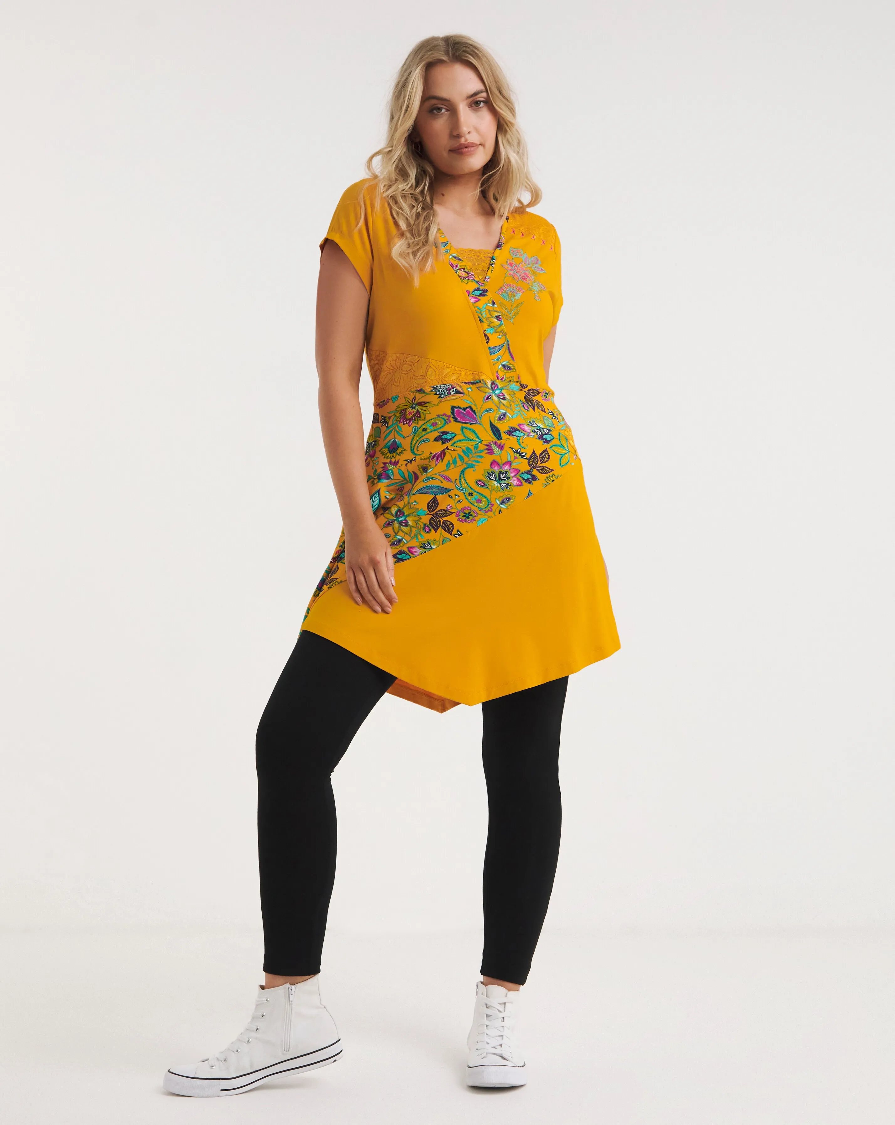 Joe Browns Jersey Mellow Yellow Tunic | Simply Be