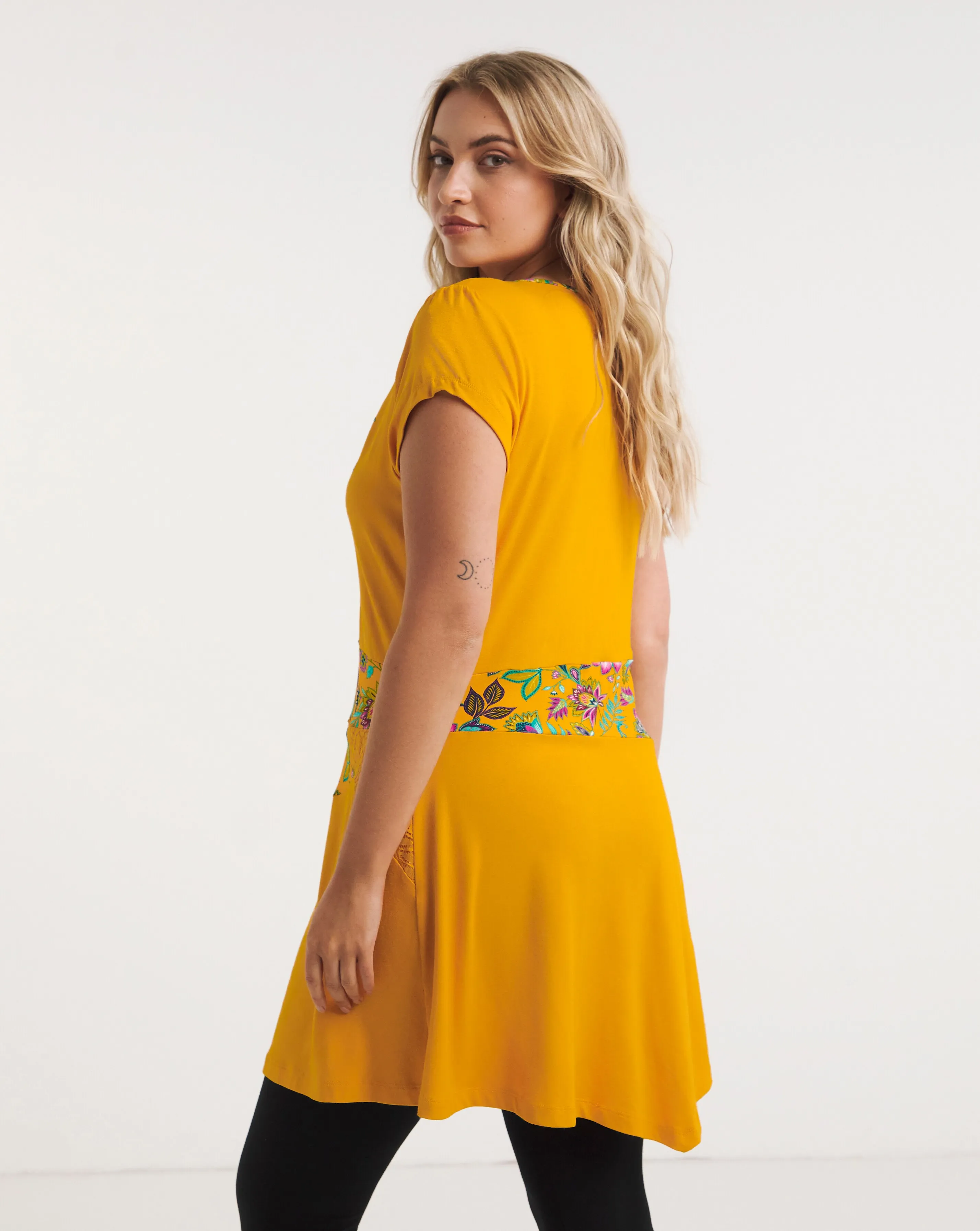 Joe Browns Jersey Mellow Yellow Tunic | Simply Be