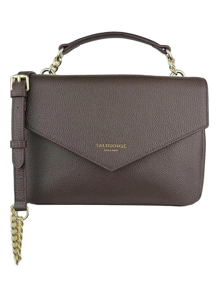 Julieta Cross Body Bag                             Chocolate