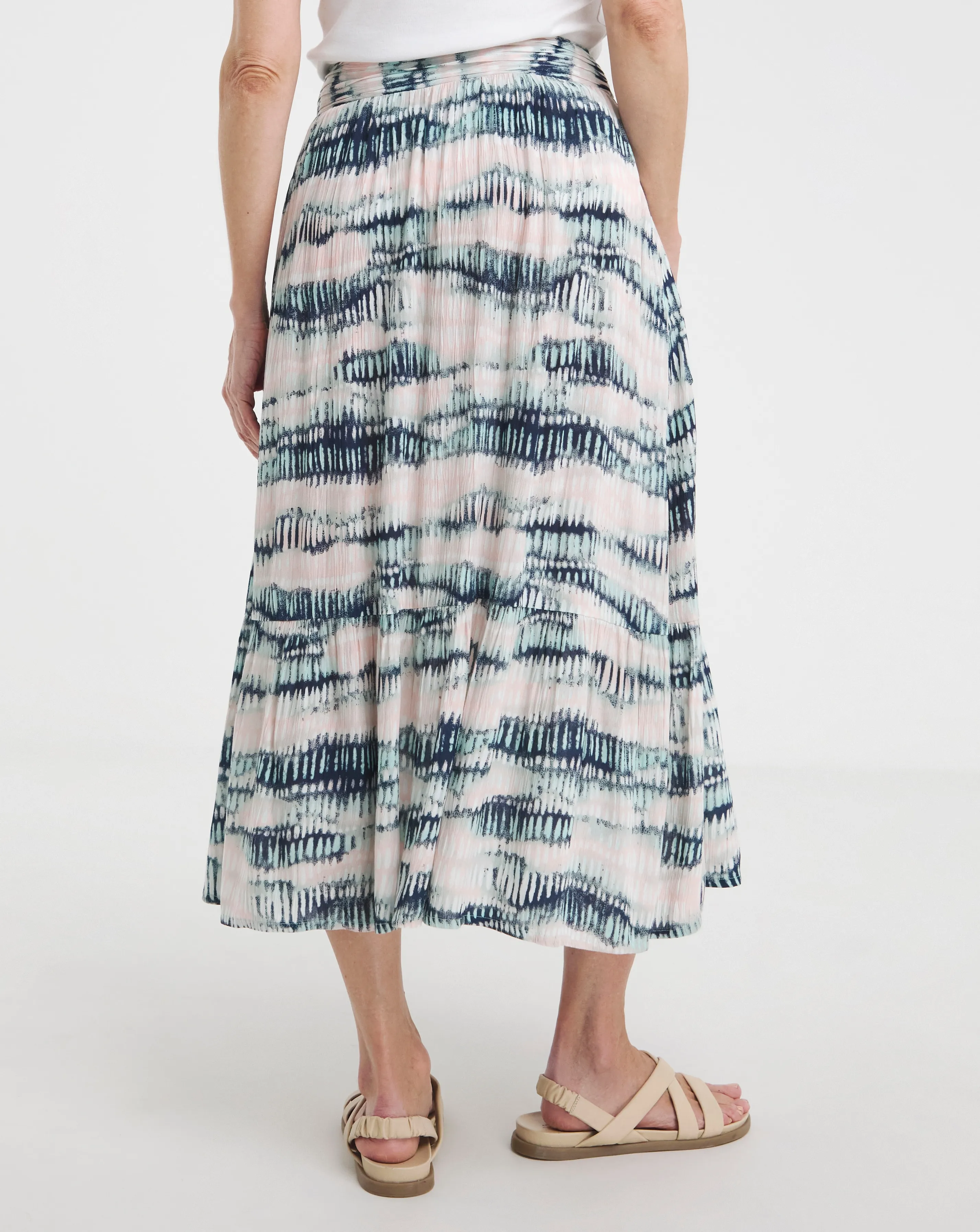 Julipa Crinkle Tiered Skirt