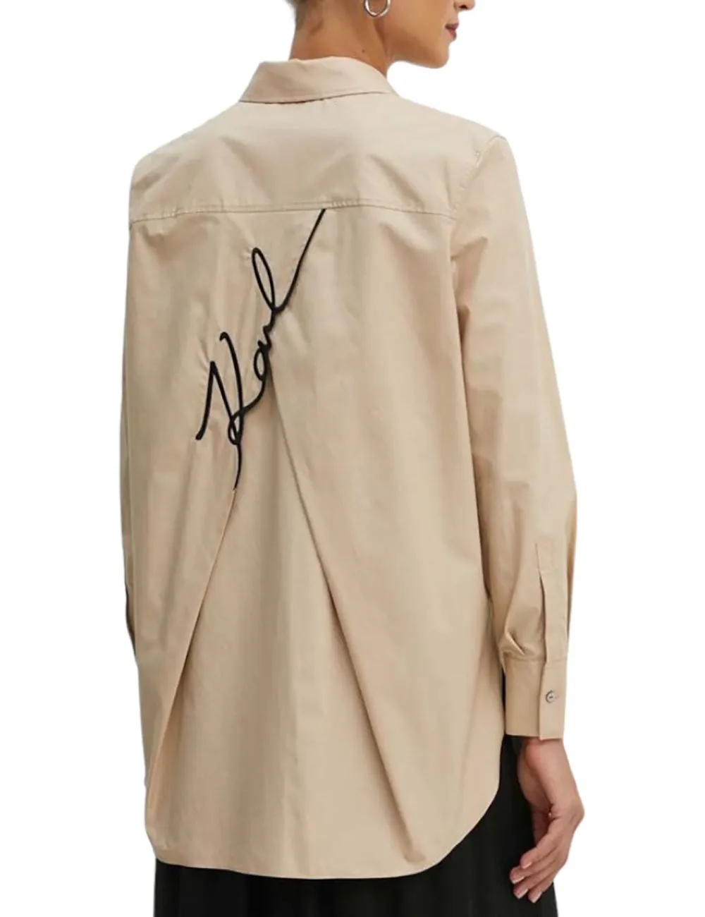 KARL LAGERFELD SIGNATURE TUNIC SHIRT