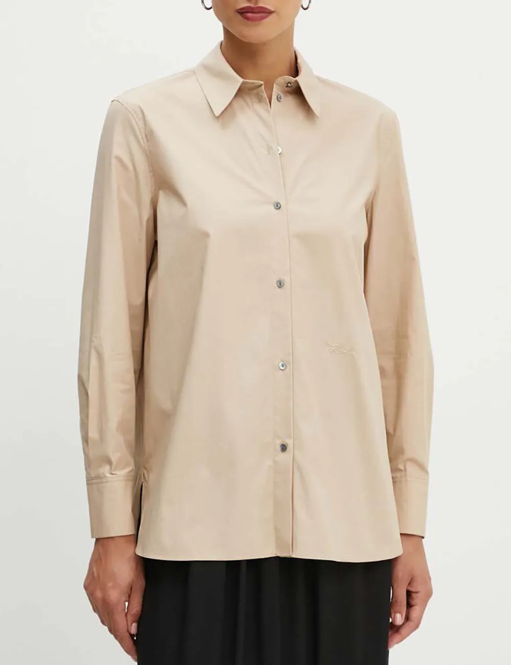 KARL LAGERFELD SIGNATURE TUNIC SHIRT