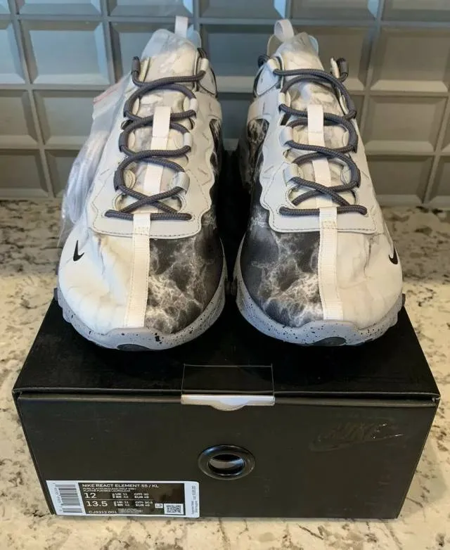 Kendrick Lamar x Nike React Element 55 Pure Platinum