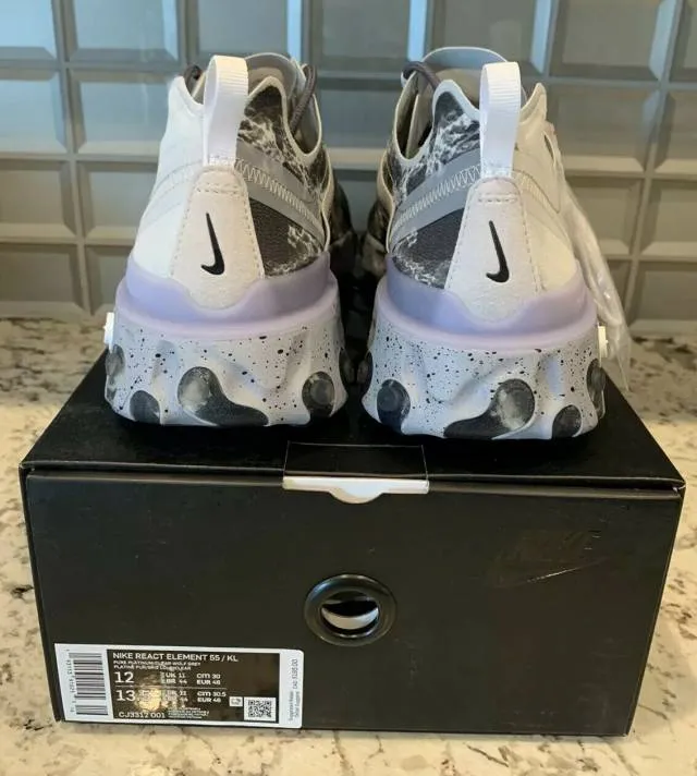 Kendrick Lamar x Nike React Element 55 Pure Platinum