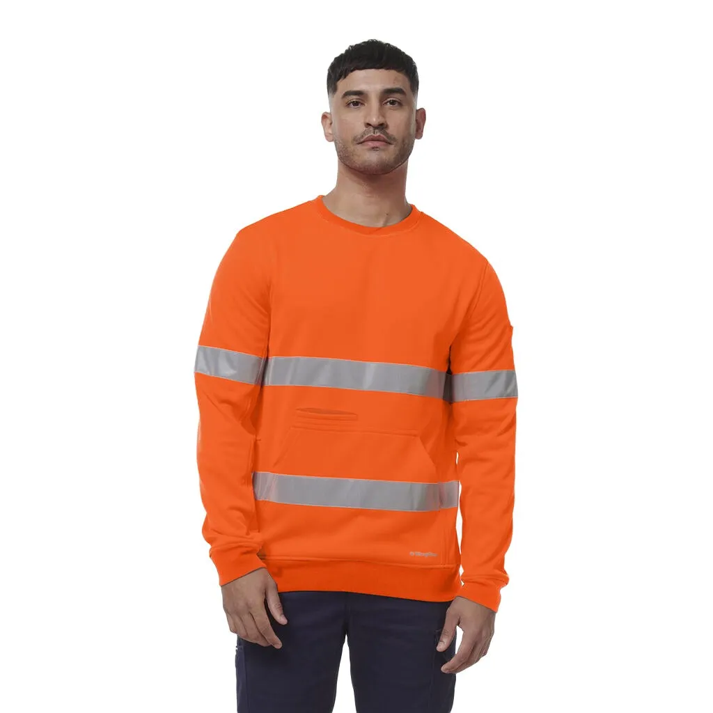 King Gee Reflective Crew Neck Fleece (K55059)-