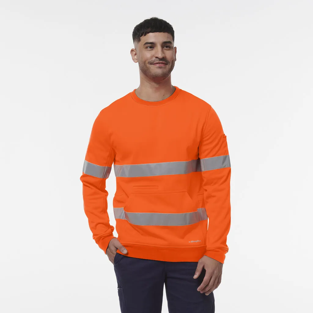 King Gee Reflective Crew Neck Fleece (K55059)-