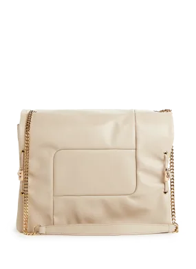 LANCEL  Billie leather bag - Beige