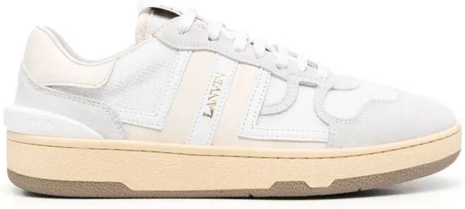 Lanvin Clay leather sneakers White