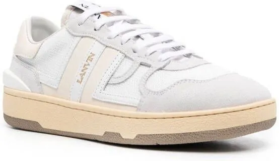 Lanvin Clay leather sneakers White