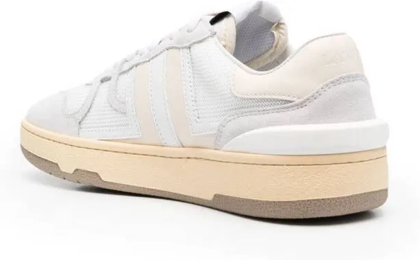 Lanvin Clay leather sneakers White