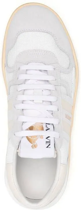 Lanvin Clay leather sneakers White