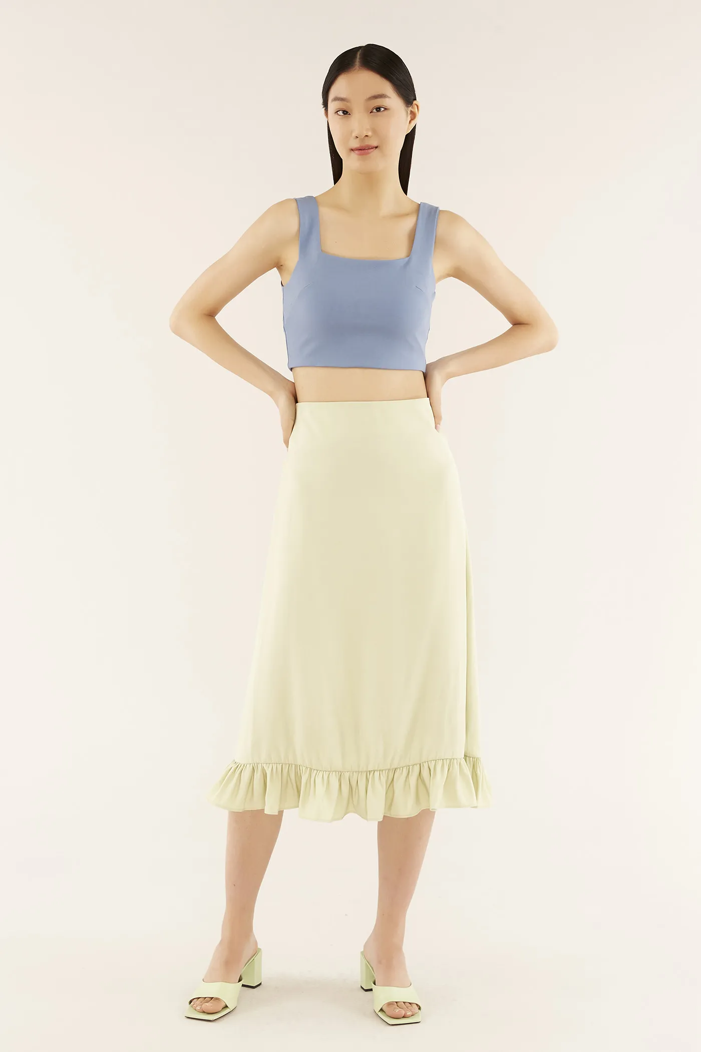 Lavone Frill-trim Skirt 