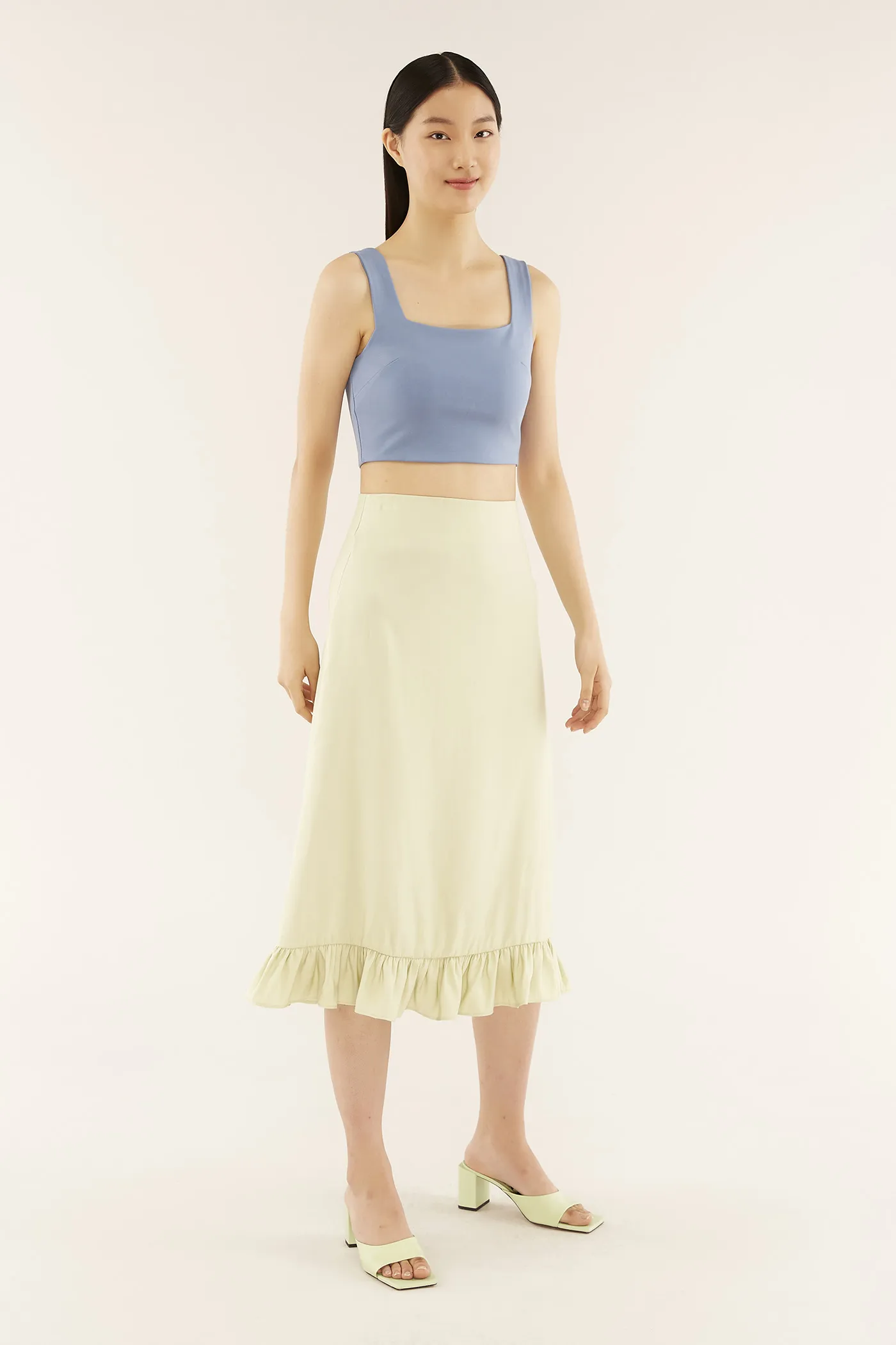 Lavone Frill-trim Skirt 