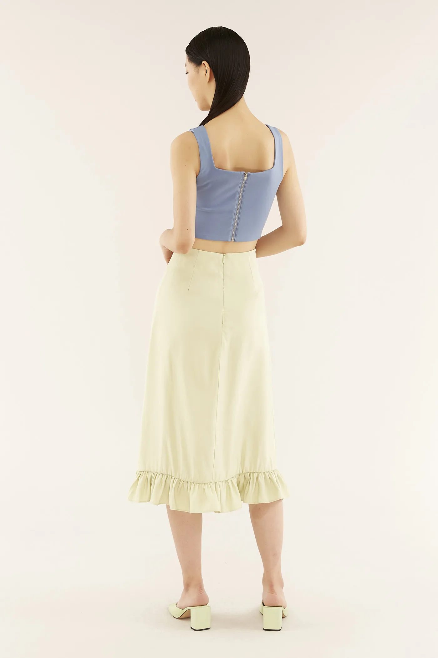 Lavone Frill-trim Skirt 