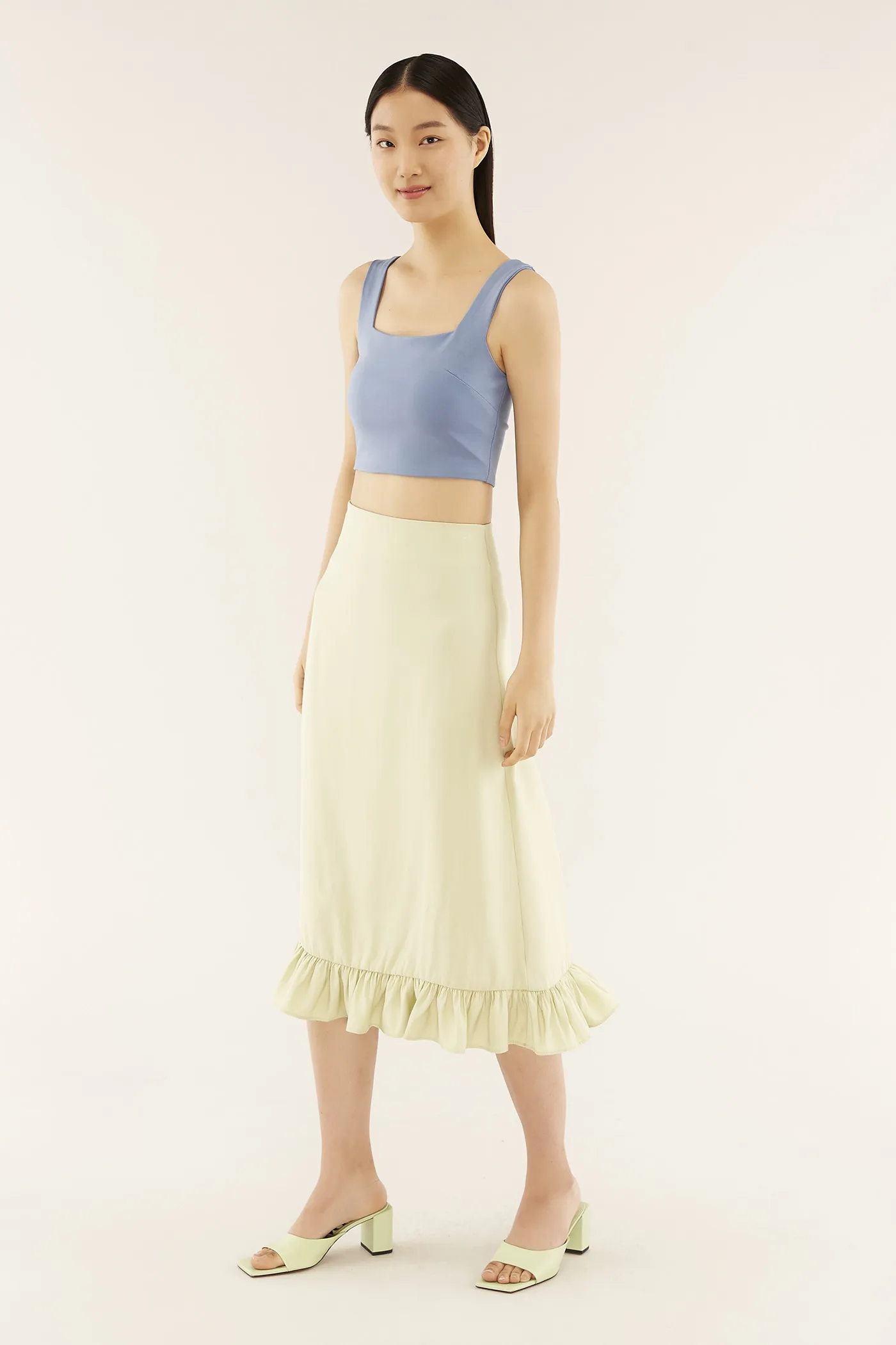 Lavone Frill-trim Skirt 